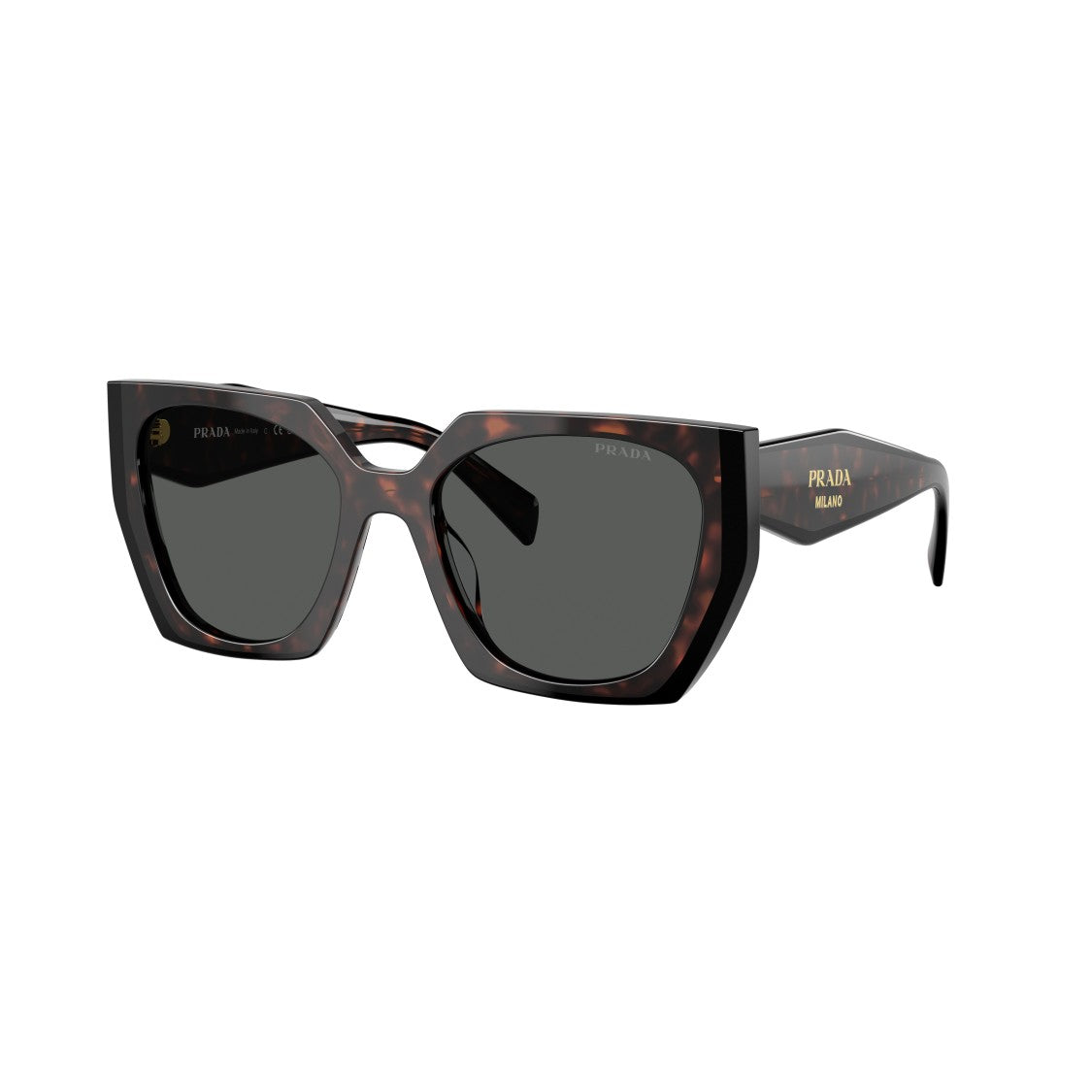 Prada 0Pr 15Ws Oversized Tortoiseshell Acetate Sunglasses