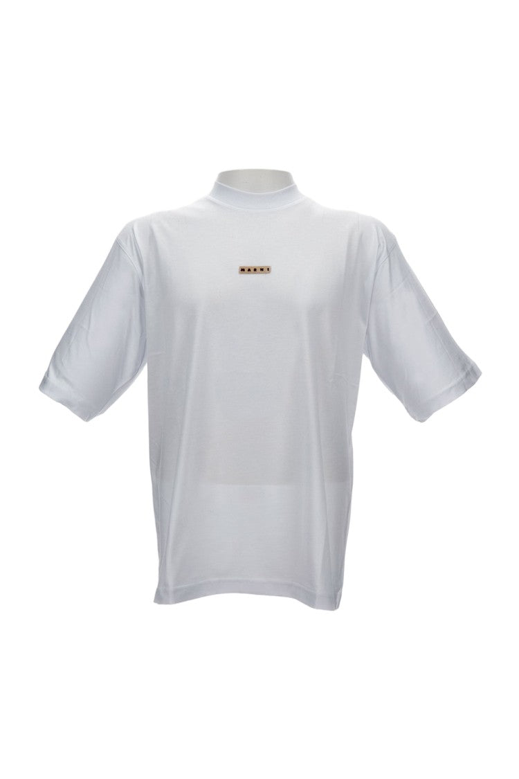Marni Straight Cut Cotton Crew-Neck T-Shirt