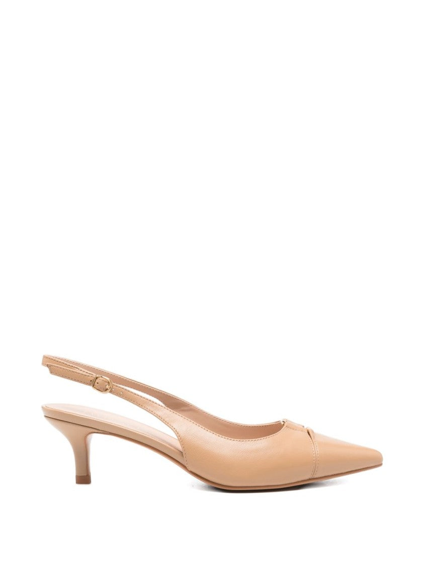 Twin-Set Sand Beige Slingback Sandals