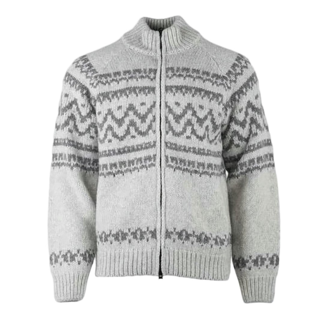 C.P. Company Nordic-Inspired Zip-Front Cardigan With Shawl Collar