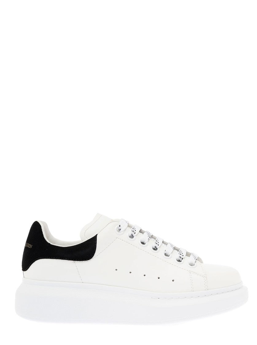 Alexander Mcqueen Woman's Oversize White Leather Sneakers