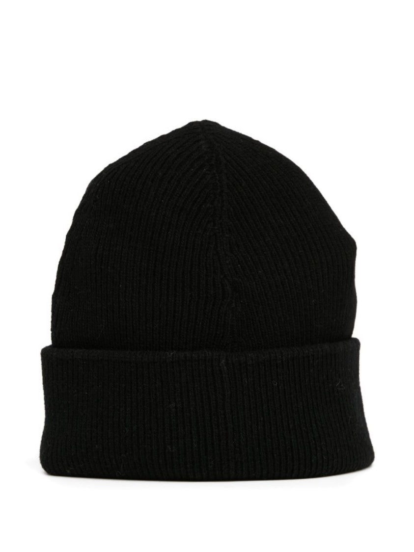 Mm6 By Maison Margiela Ribbed Knit Beanie Hat