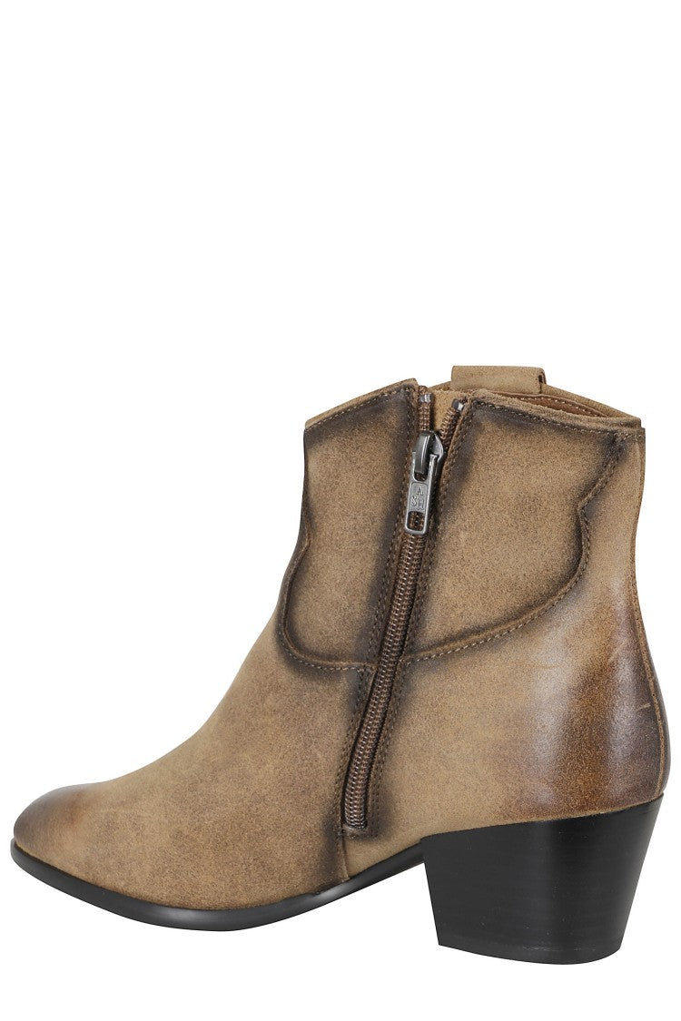 Ash Fandango Fame Oily Suede Ankle Boots