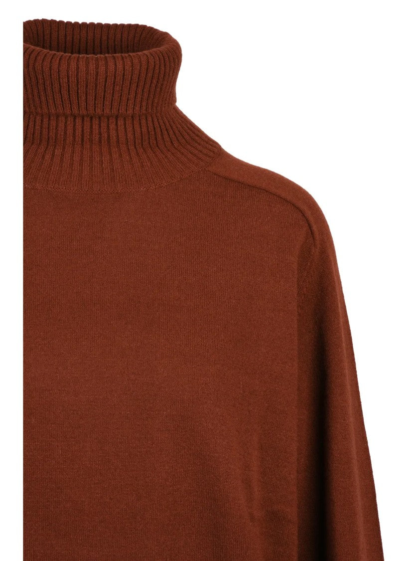 Ballantyne Cashmere Turtleneck Sweater With High Ribbed Collar