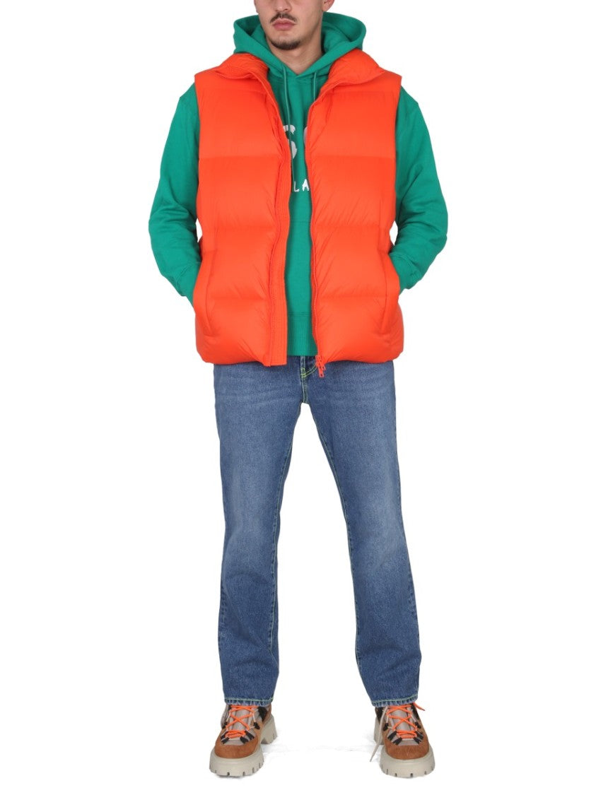 Msgm High Neck Puffer Vest