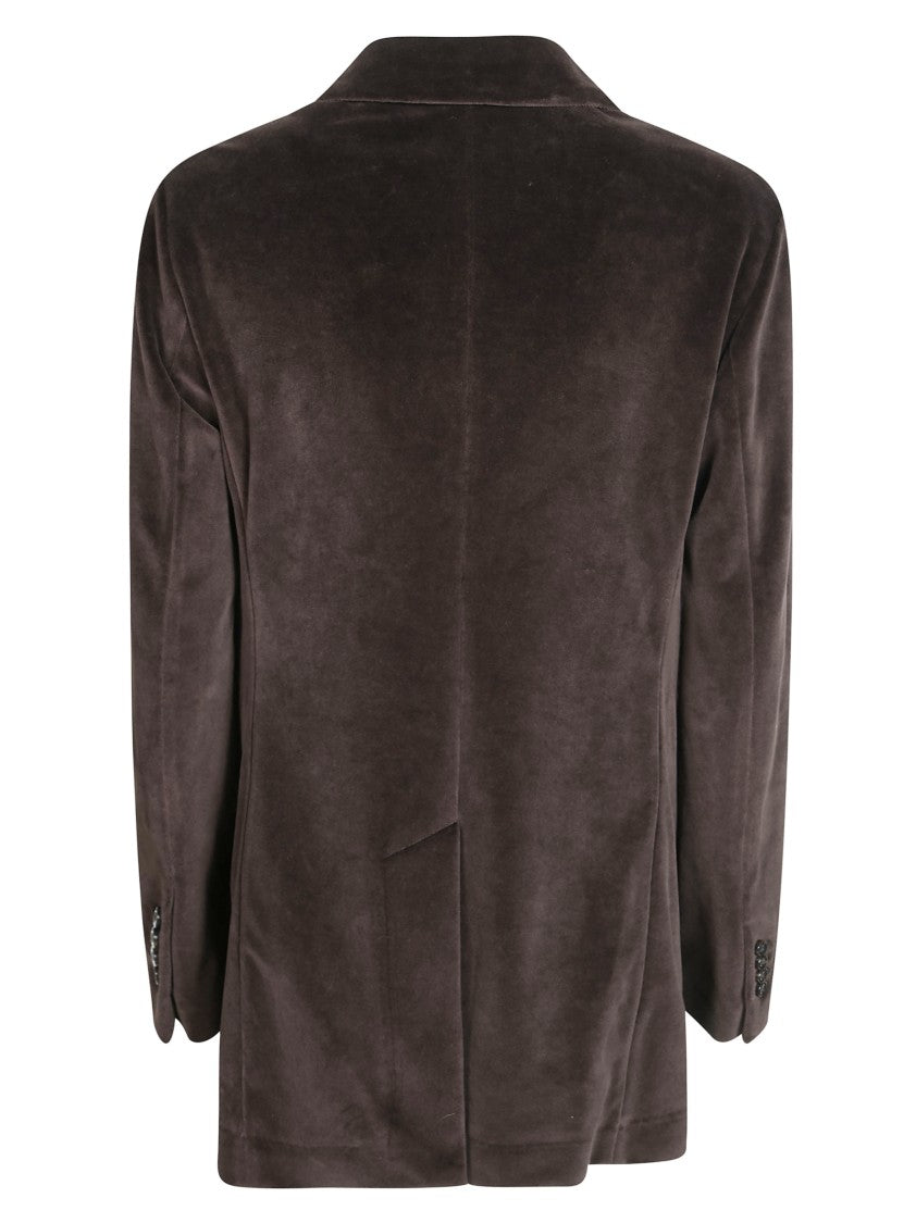Circolo Smooth Velvet Blazer