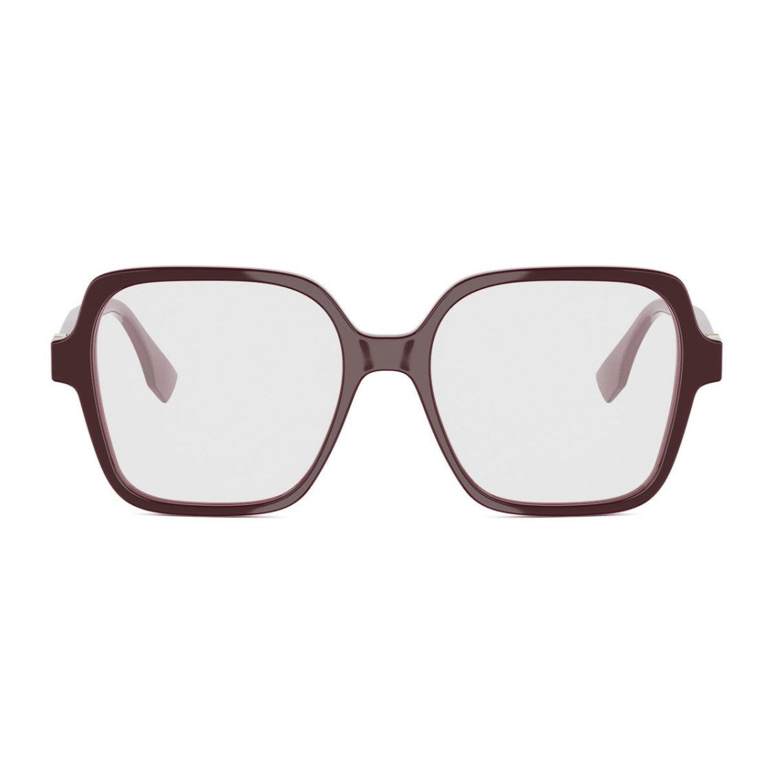 Fendi Red Forever Fendi Acetate Square Sunglasses