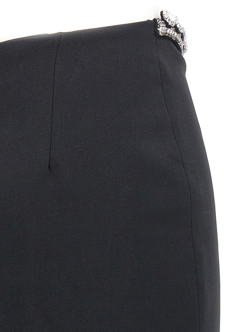 David Koma Puffer Circle Embroidery' Skirt
