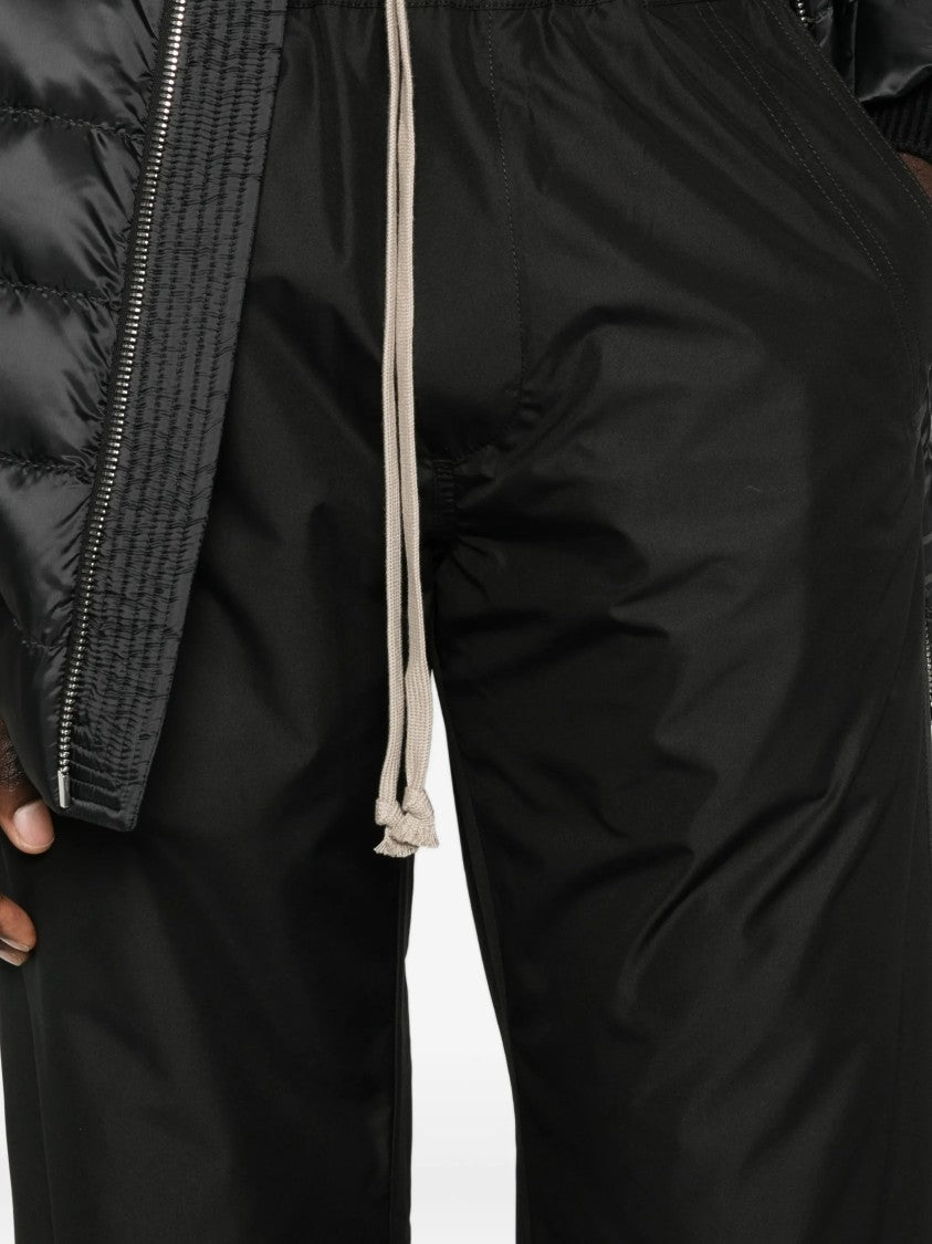 Moncler X Rick Owens Black Wide-Leg Drawstring Pants