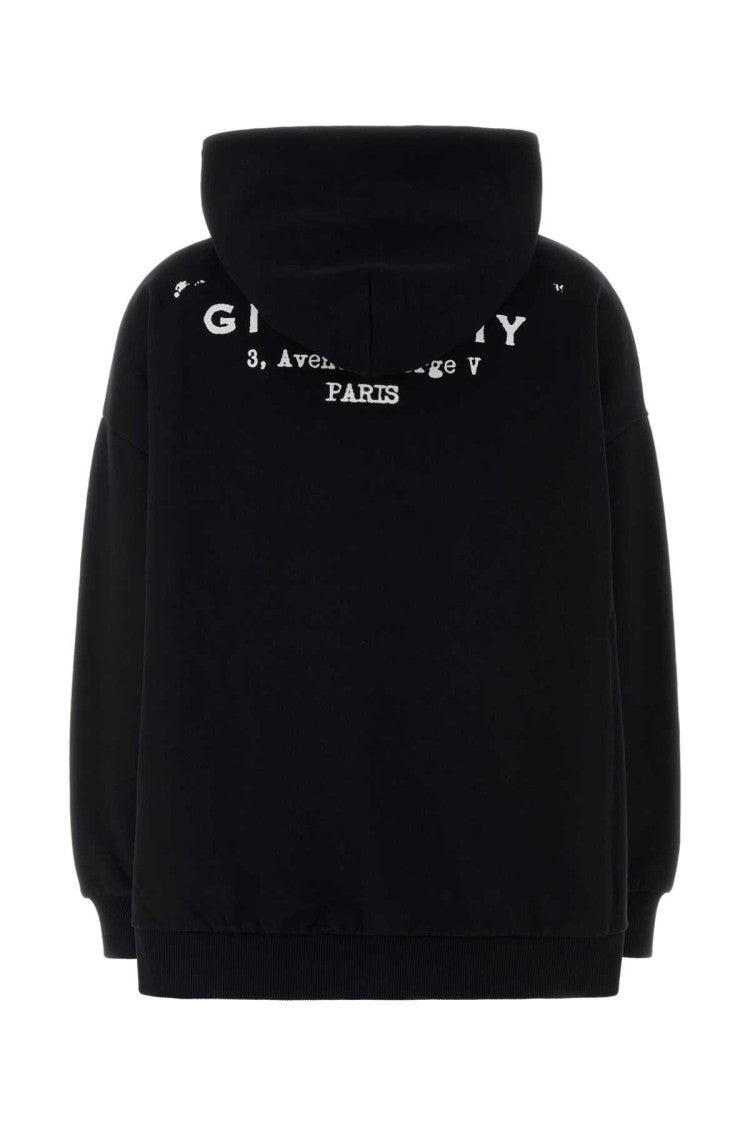 Givenchy Black Cotton Oversize Sweatshirt