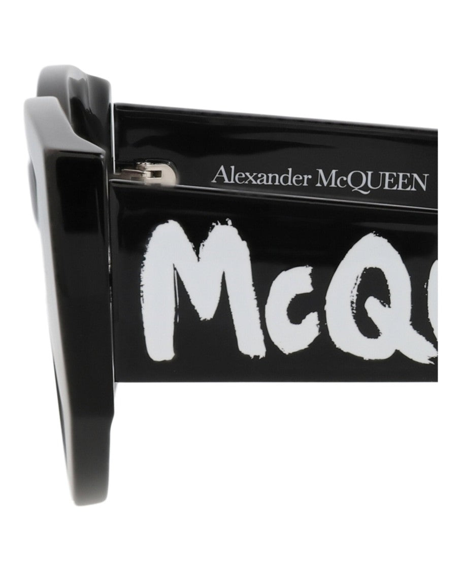 Alexander Mcqueen Round-Frame Acetate Sunglasses