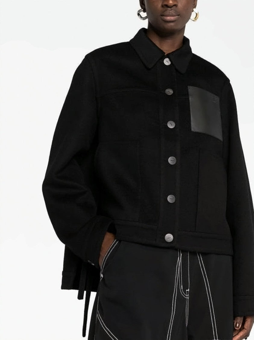 Loewe Cropped Boxy Lambskin Jacket