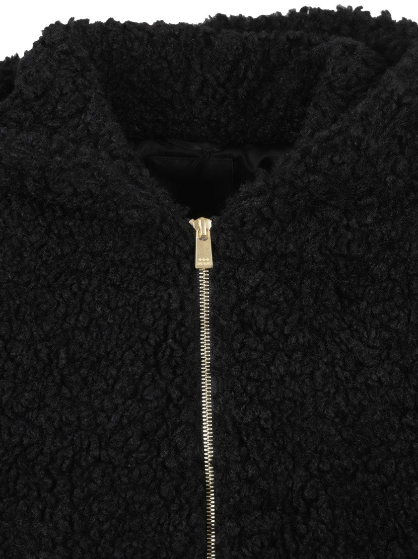 Tatras Full-Zip Black Coat