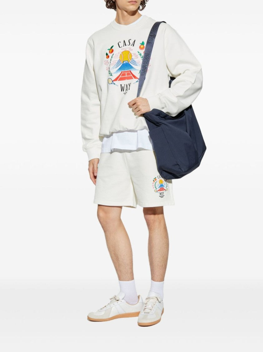 Casablanca Casablanca Maglie Bianco Sweatshirt