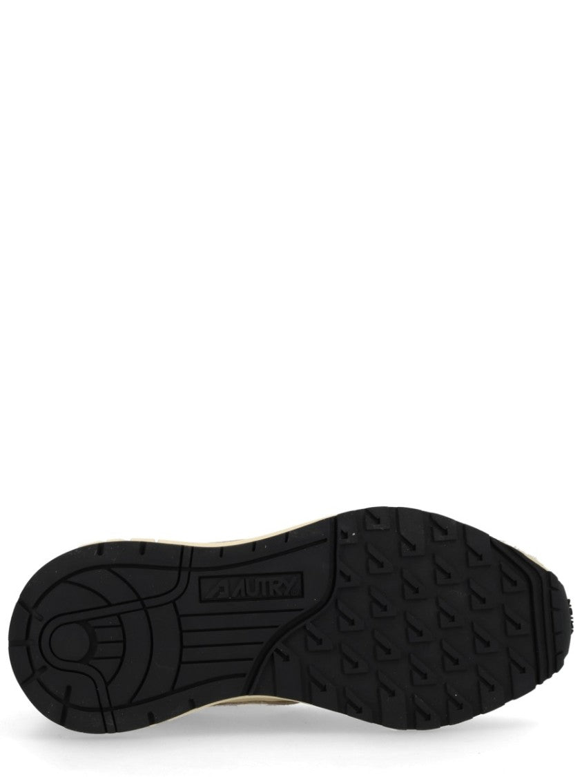 Autry Neutrals Reelwind Low Suede Overlay Sneakers