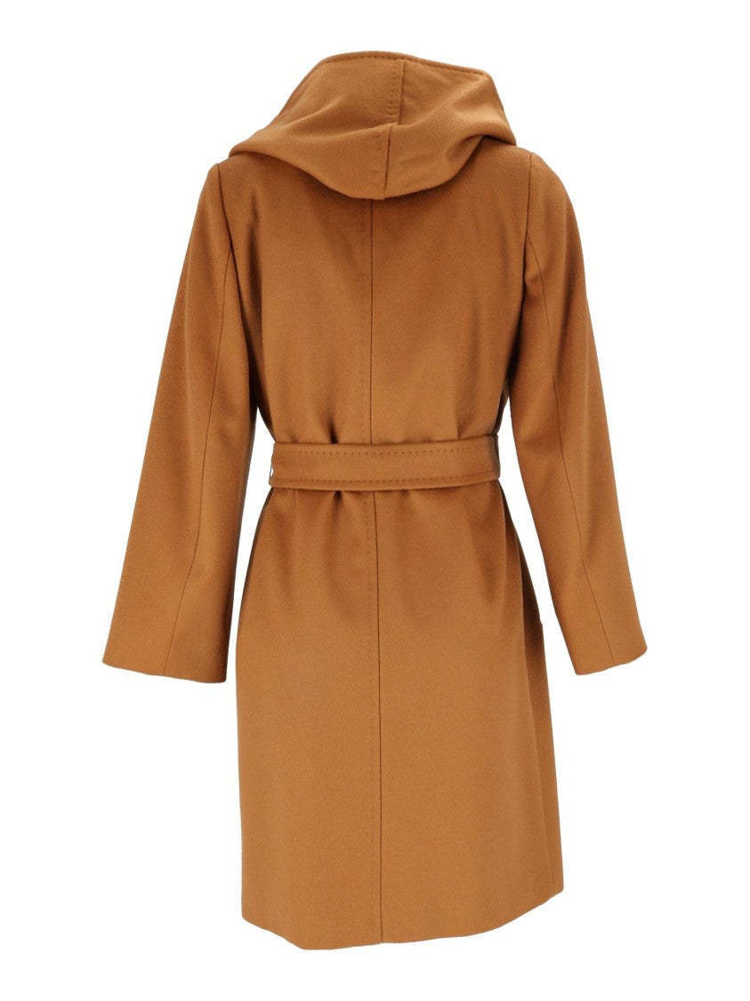 Max Mara Camel Newmang Belted Coat