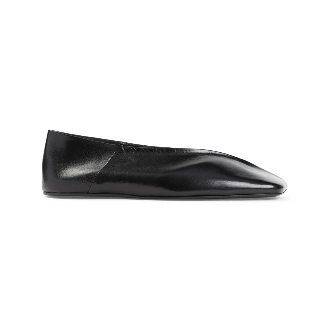 Jil Sander Black Goat Leather Ballerina