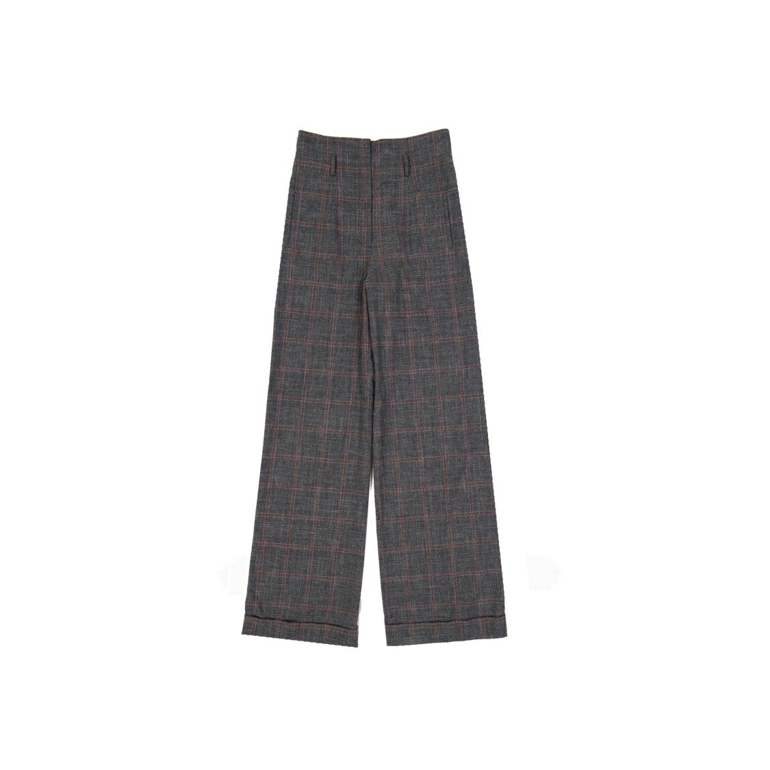 Alberta Ferretti Cotton And Wool Trousers