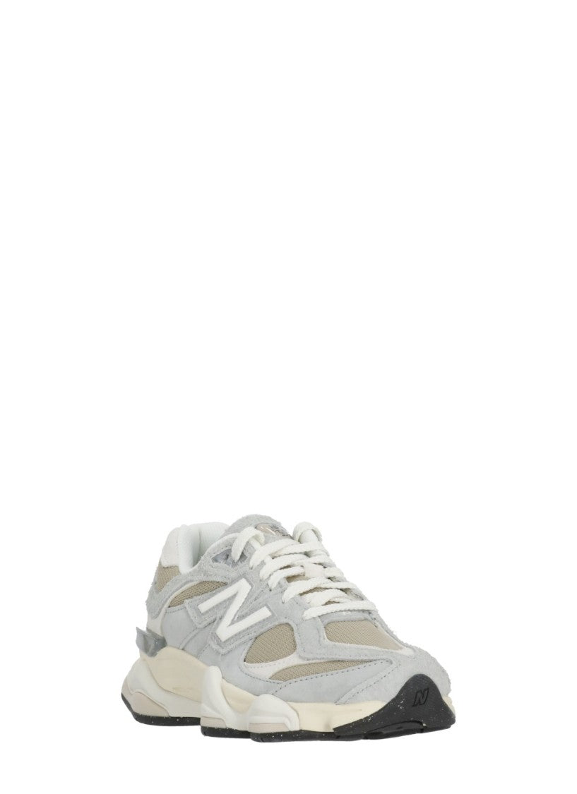 New Balance Grey 9060 Suede-Fabric Sneakers