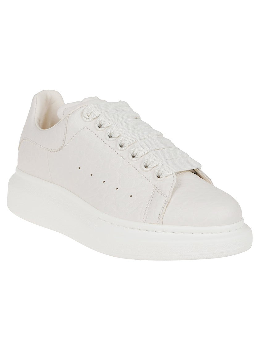 Alexander Mcqueen Oversized Sneakers In Hammered Leather