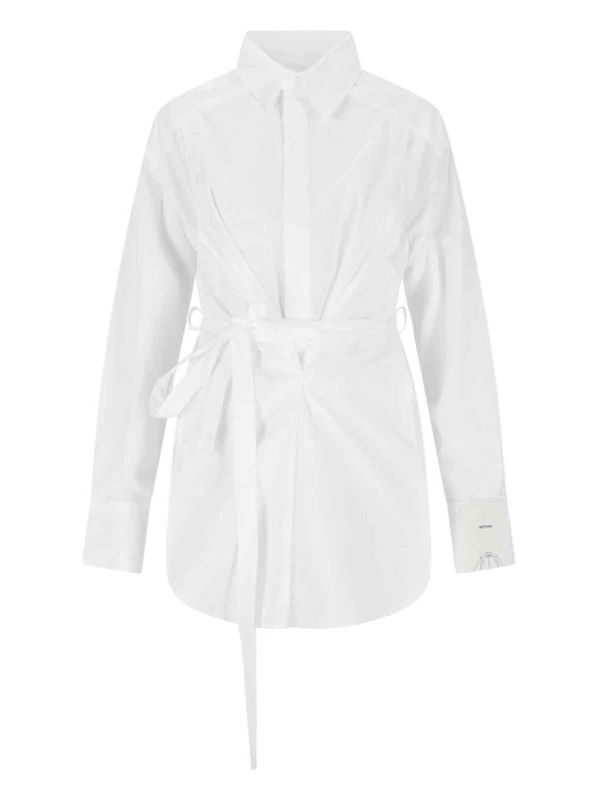 Setchu Geisha' Convertible Shirt – White