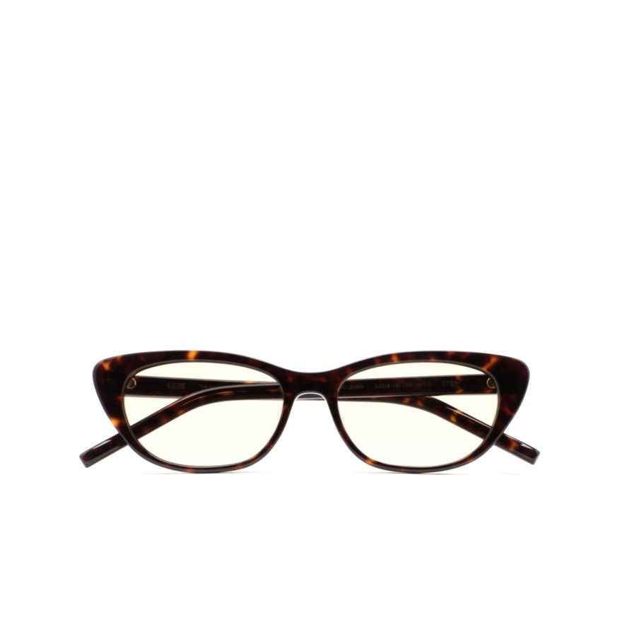 Kaleos Cobb Cat-Eye Eyeglasses With Glossy Tortoiseshell Frame