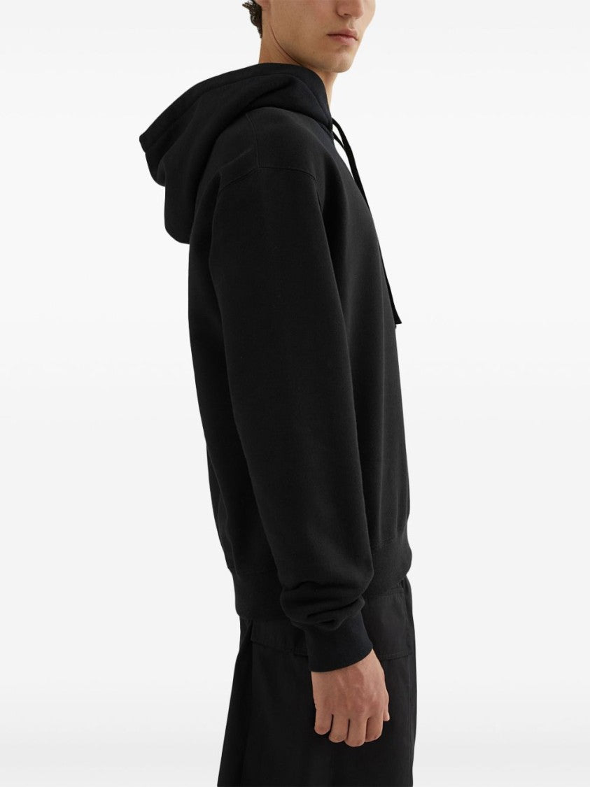 Jil Sander Cotton Jersey Hoodie With Drawstring
