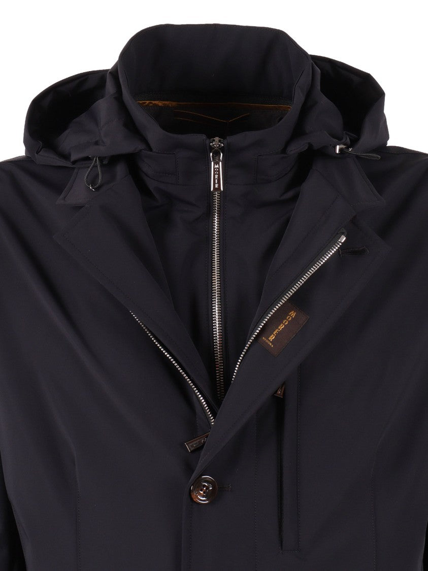 Moorer Ranieri Kr Minimalist Black Jacket