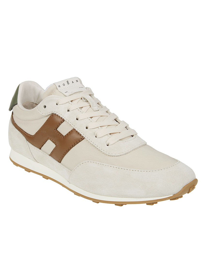 Hogan H699 Polyamide-Blend Suede Sneakers