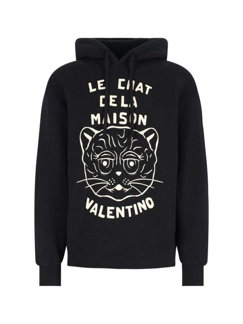 Valentino Le Chat De La Maison Hoodie – Black