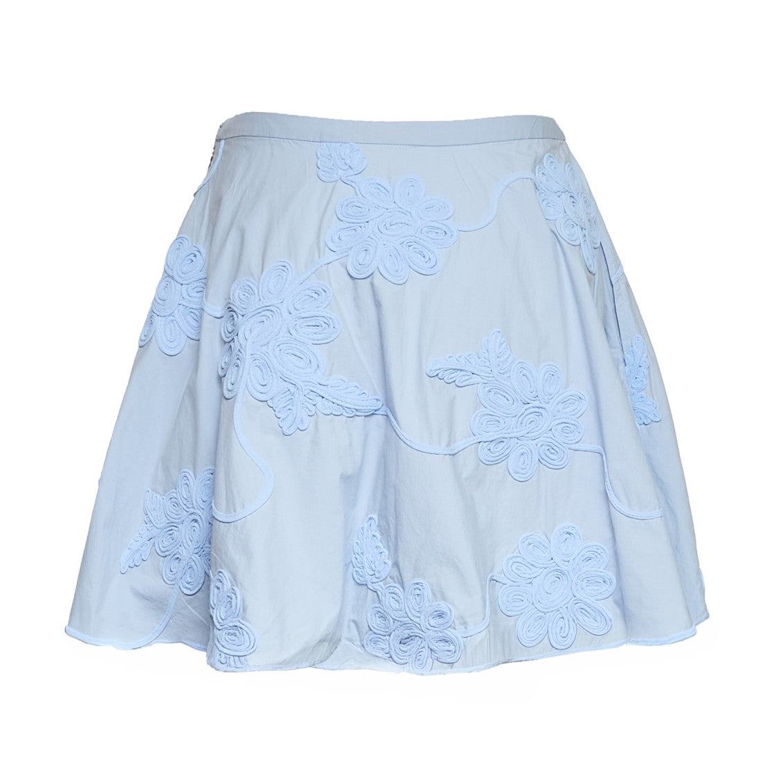 Rotate Berty Flower Textured Mini Skirt