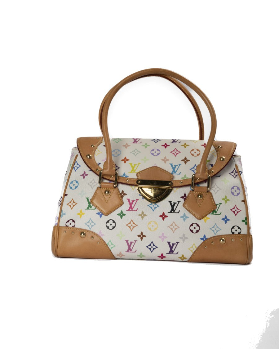 Louis Vuitton Beverly Gm Monogram Canvas Shoulder Bag With Leather Accents