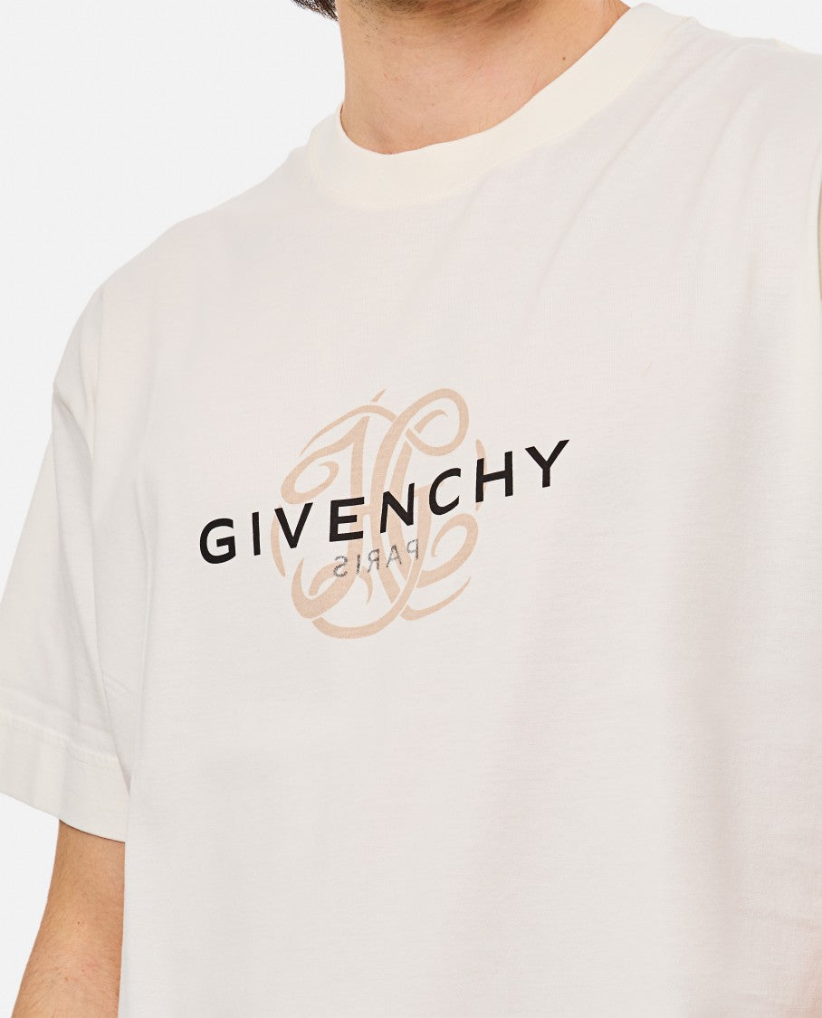Givenchy Front Logo Print Crew-Neck T-Shirt