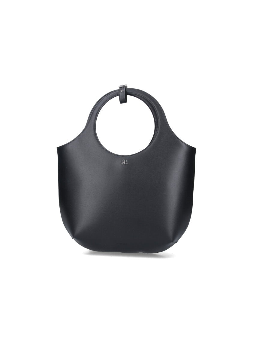 Courrèges "Holy" Medium Handbag – Black