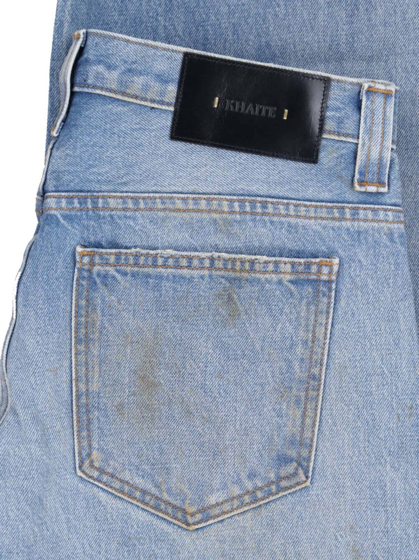 Khaite Relaxed-Fit Low-Rise Denim Karo Jeans By Khaite