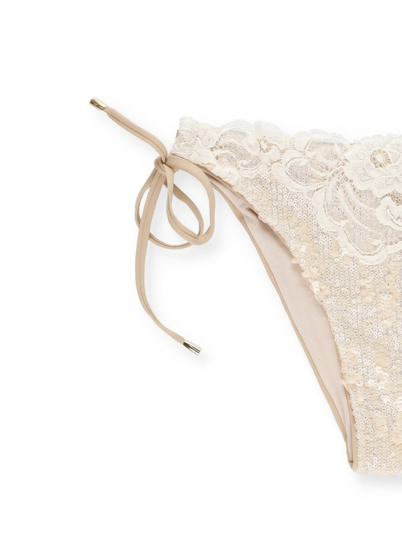 Miss Bikini Pink Triangle Lace Bikini Set