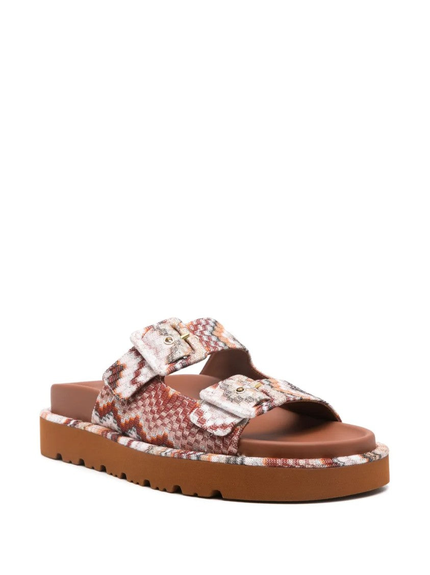 Missoni Missoni Open-Toe Sandal With Minimalist Straps