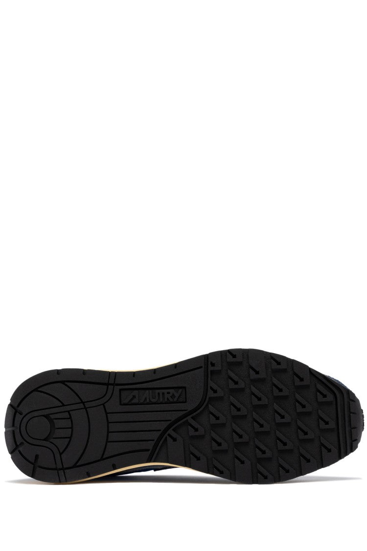 Autry Blue Reelwind Suede Mesh Sneakers