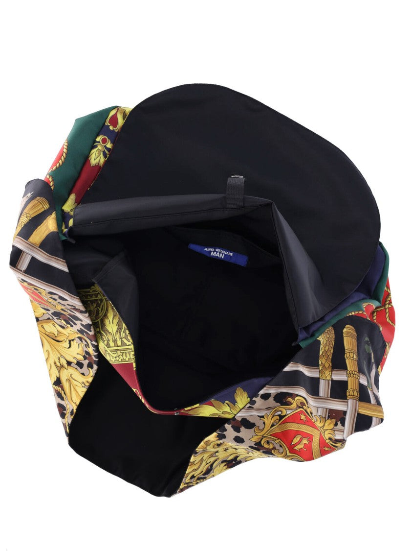 Junya Watanabe Printed Silk Shoulder Bag – Multicolor