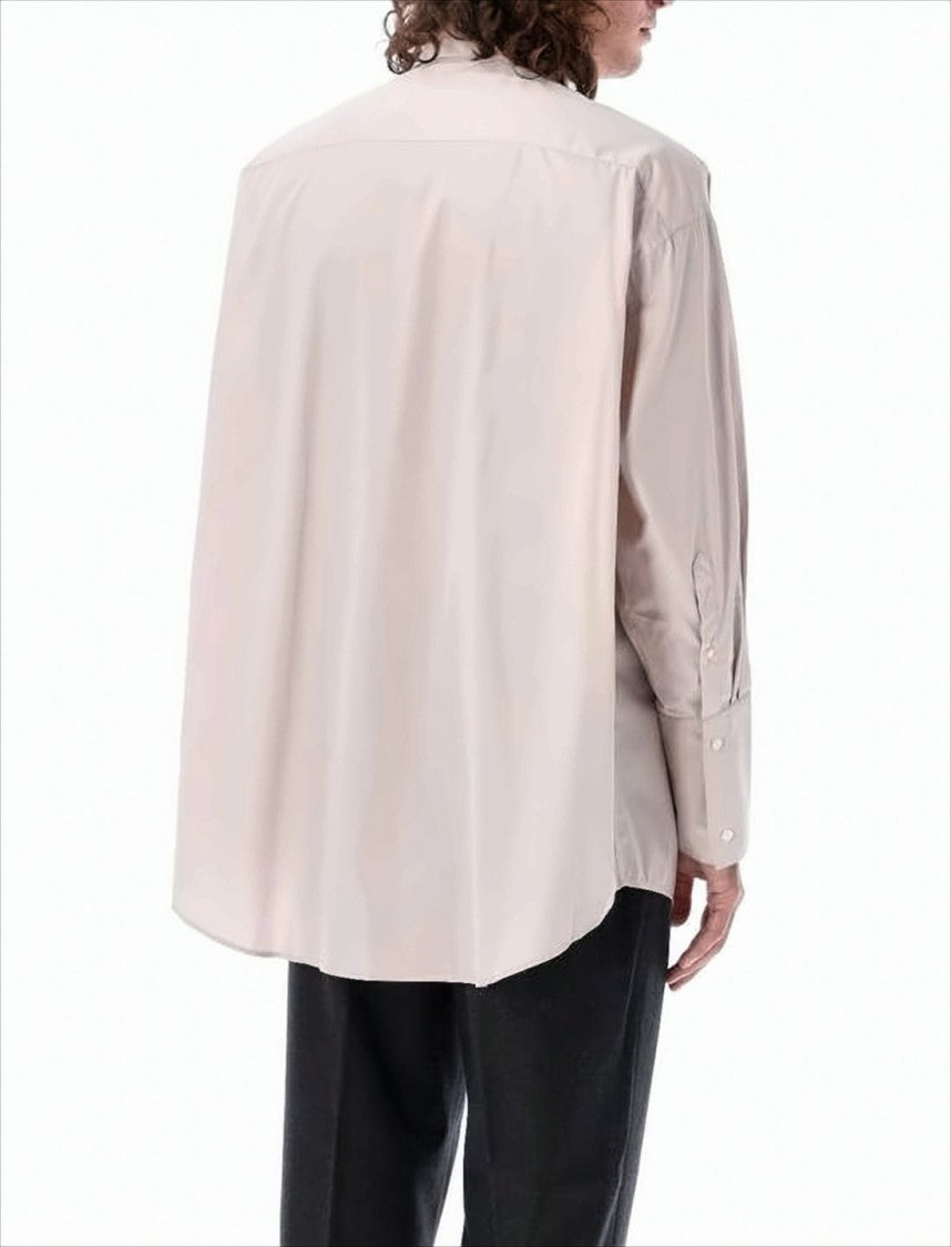 Ami Paris Long-Sleeve Casual Shirt With Button-Down Collar