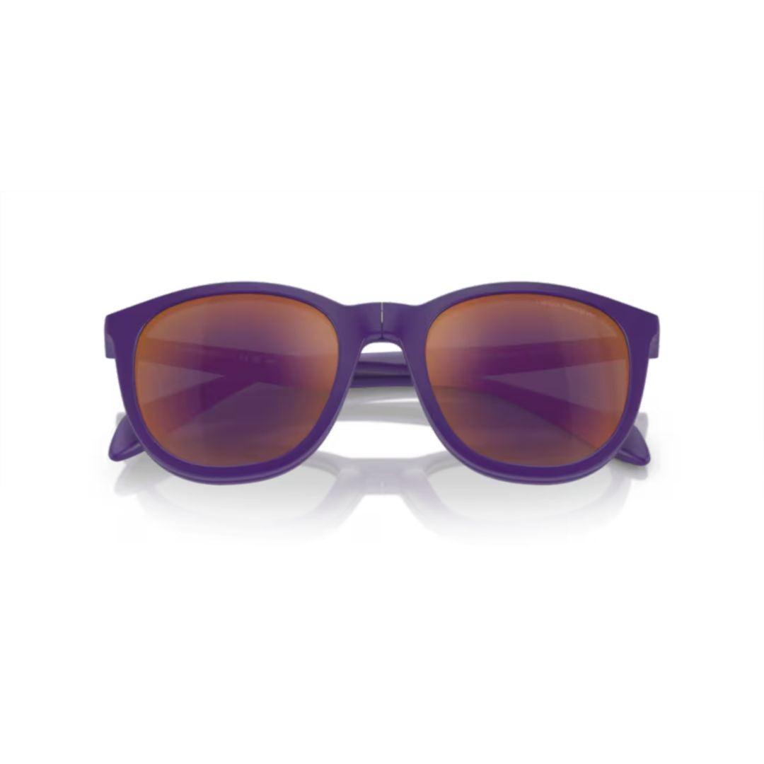 Emporio Armani 4211 Sole Rounded Square Frame Sunglasses With Dark Lenses