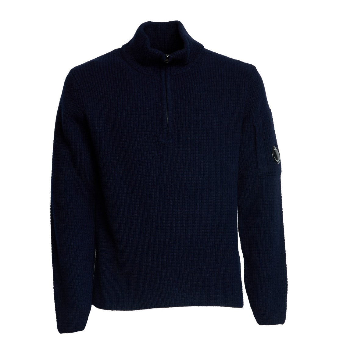 C.P. Company Polo Collar In Lambswool Grs Knit