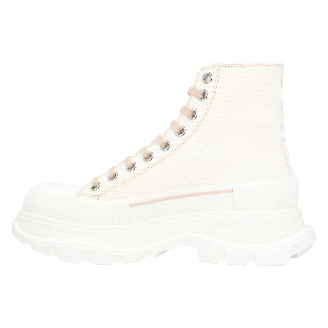 Alexander Mcqueen Tread Slick Boots 'White Grey'