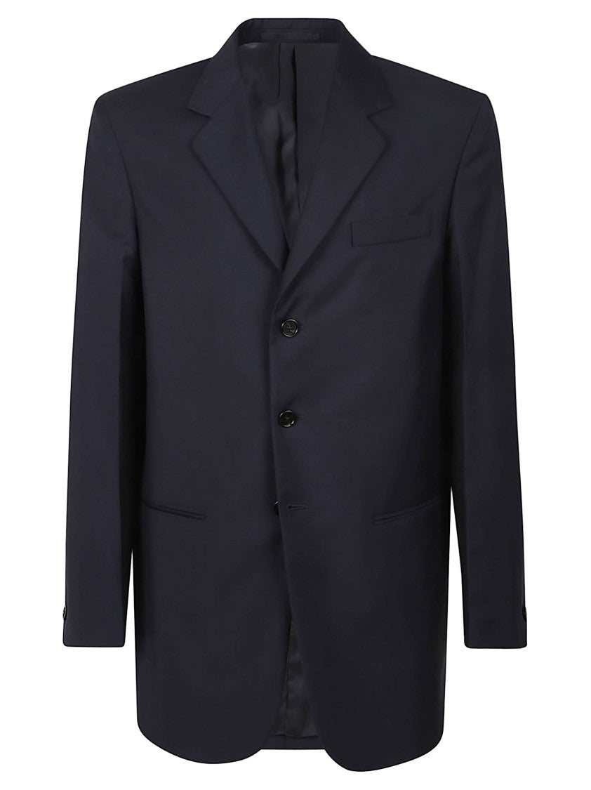 Jil Sander Structured Blue Tailored Jil Sander Blazer