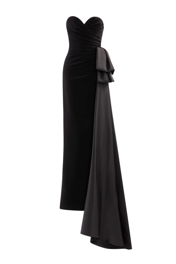 Saiid Kobeisy Strapless Long Dress