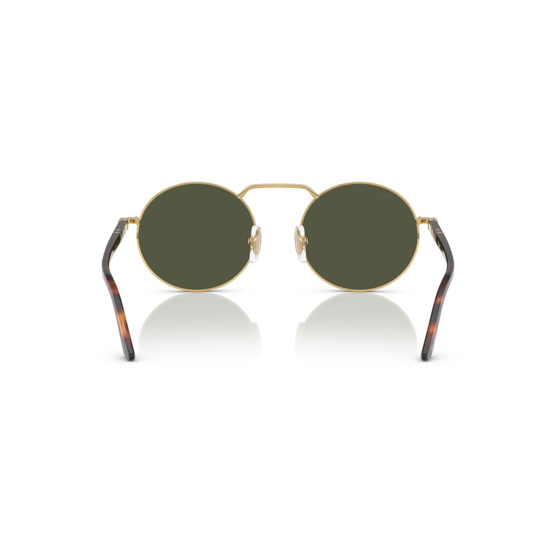 Persol 0Po1019s Round Frame Sunglasses With Tortoiseshell Temples
