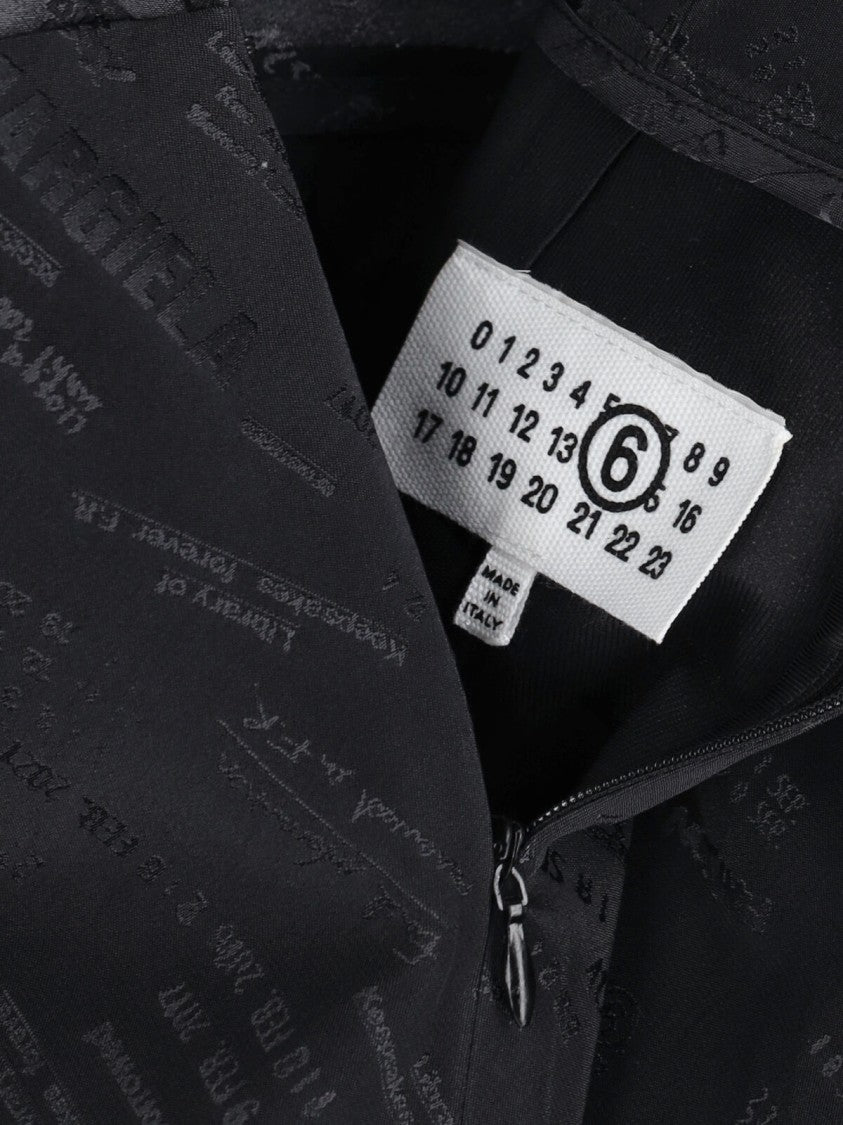 Mm6 By Maison Margiela Mini Logo Dress – Grey