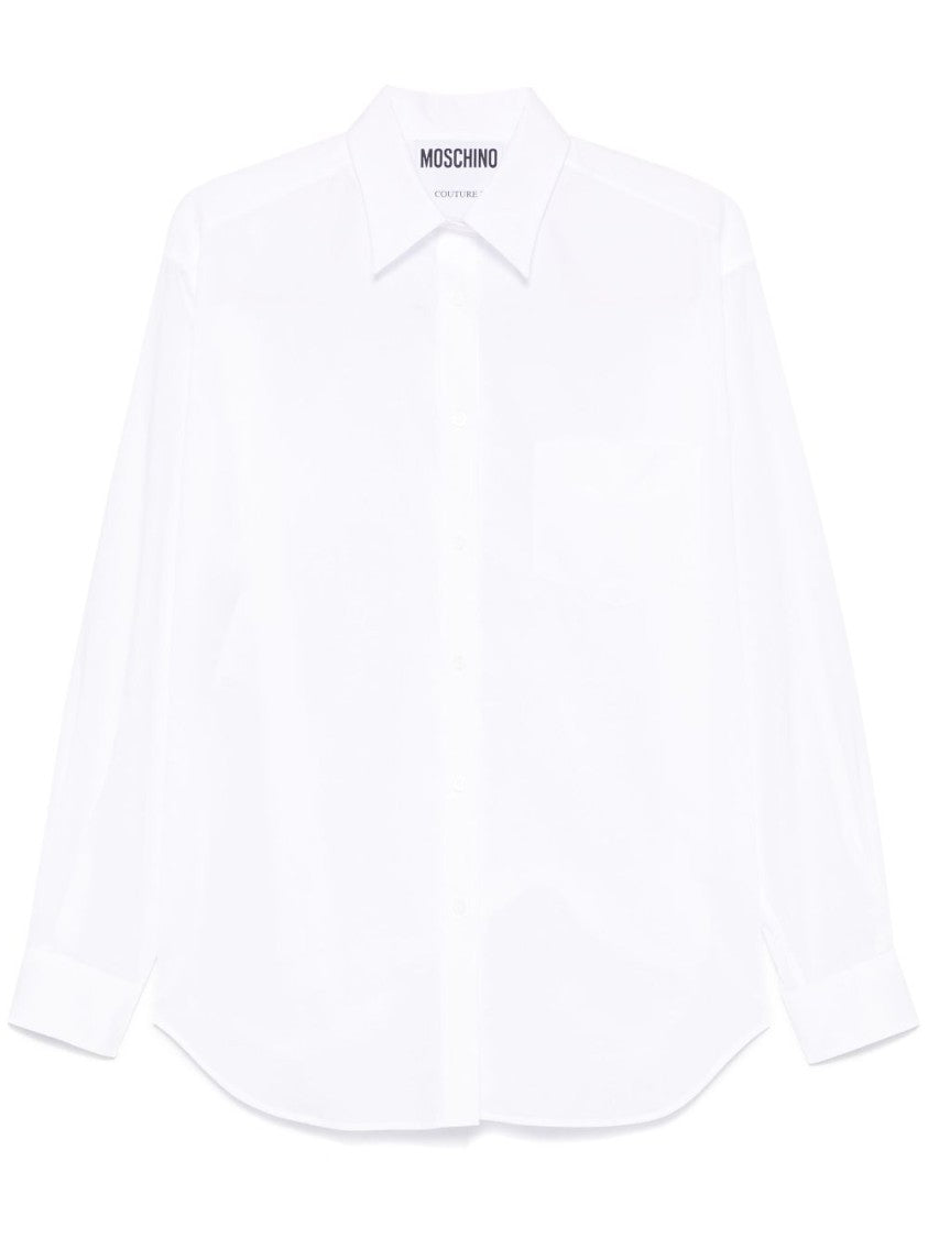 Moschino Curved Hem Shirt