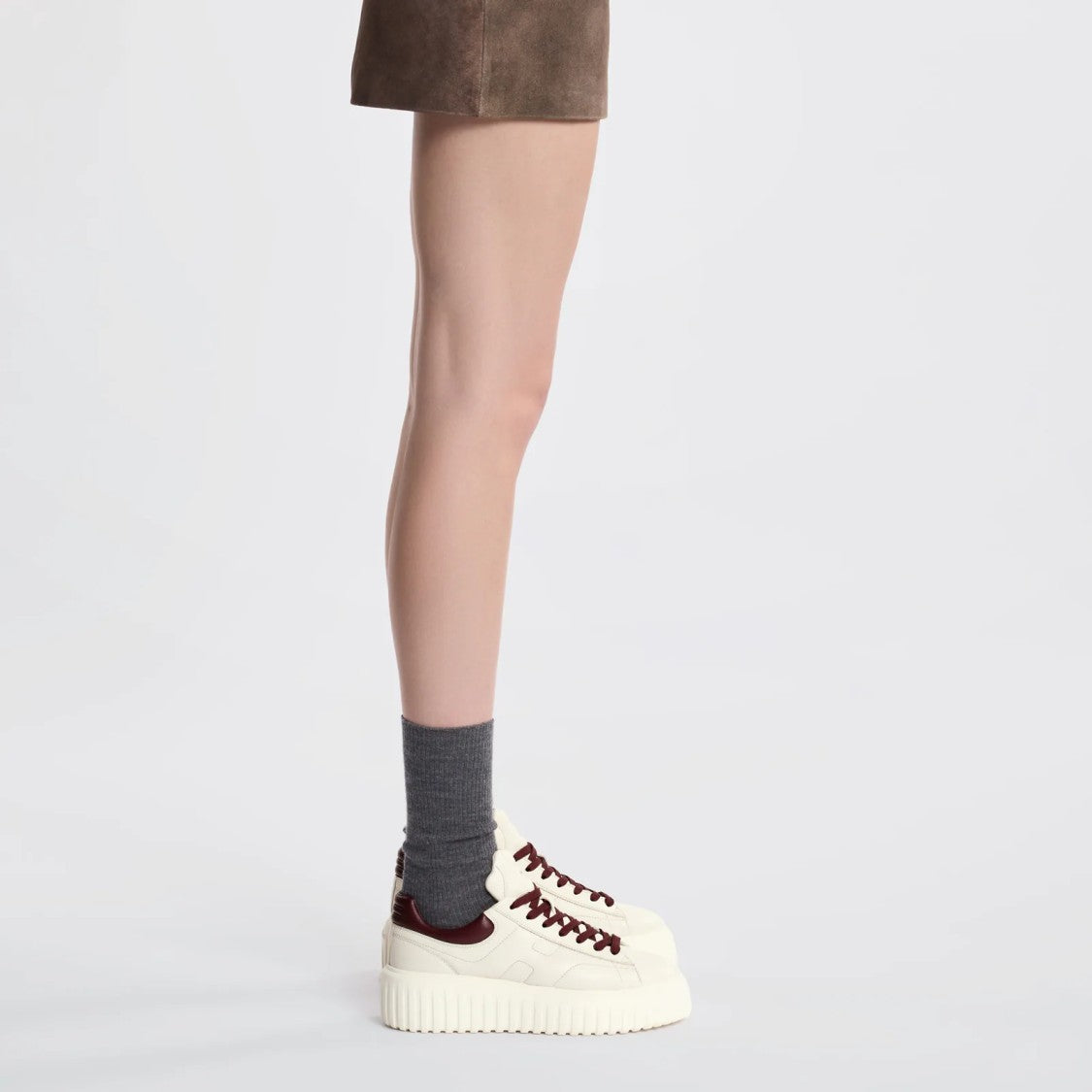 Hogan Sophisticated H-Stripes H Sneakers With Platform Sole