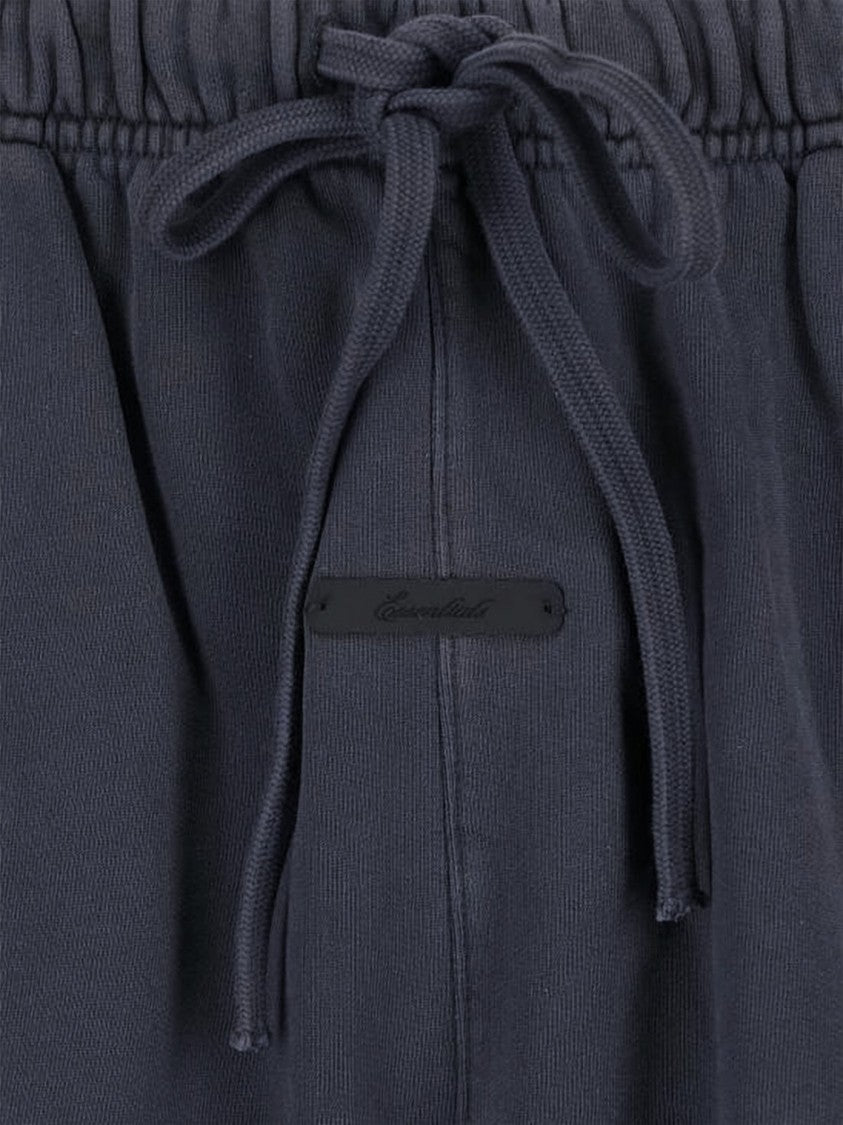 Fear Of God Relaxed Fit Blue Cotton Shorts